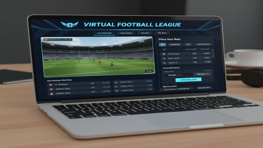 Hướng dẫn cá cược bóng đá ảo (Virtual Sports) Betvip