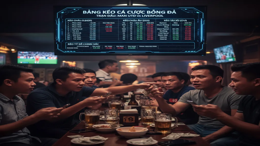 Hướng dẫn cách tính tiền trong cá độ bóng đá Betvip