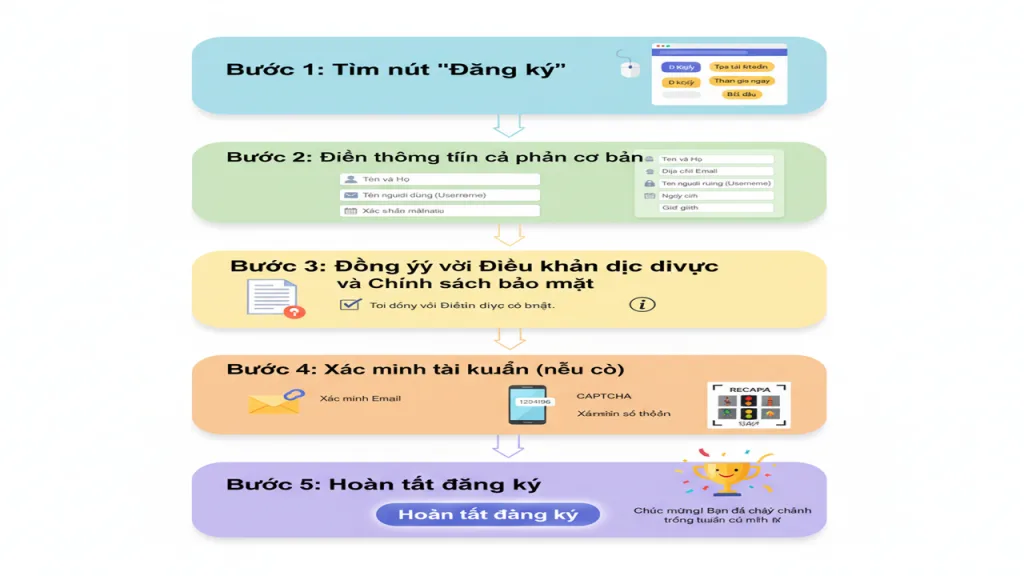 Hướng dẫn chi tiết về cách Đăng ký Betvip