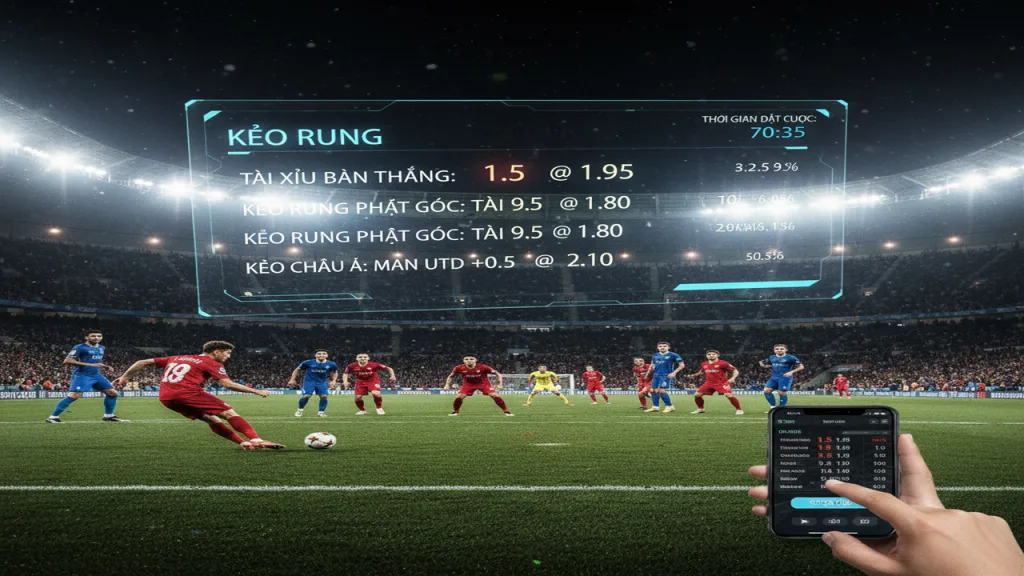 Kèo rung là gì? Cách đánh kèo rung trong trận đấu Betvip