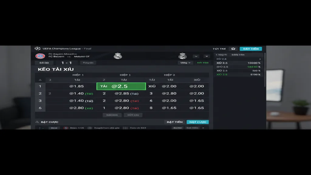 Cách soi kèo Tài Xỉu bóng đá cực chuẩn cho người mới Betvip